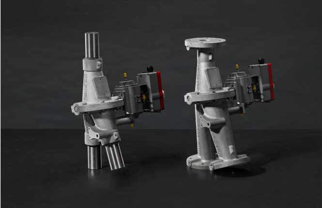 FLAP-TYPE DIVERTER VALVES (FDV-F/FDV-P)